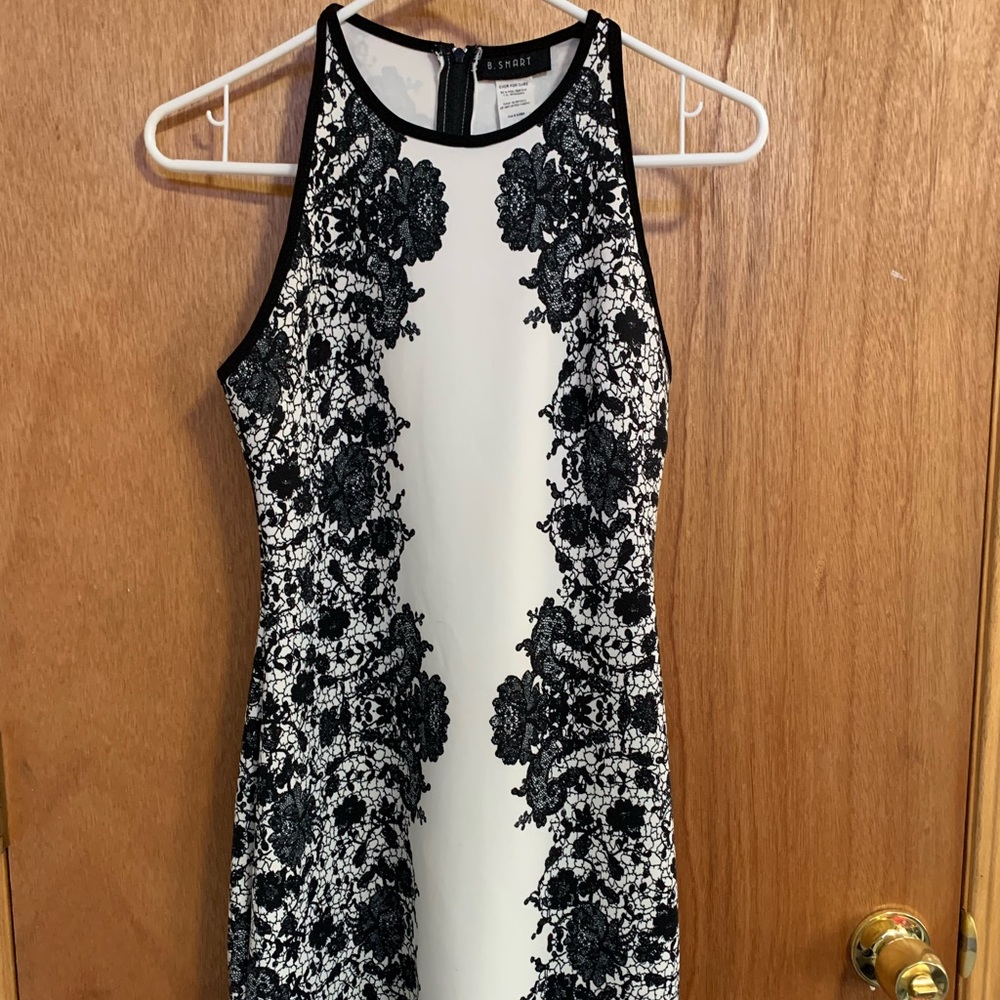 Womens formal below-knee dress